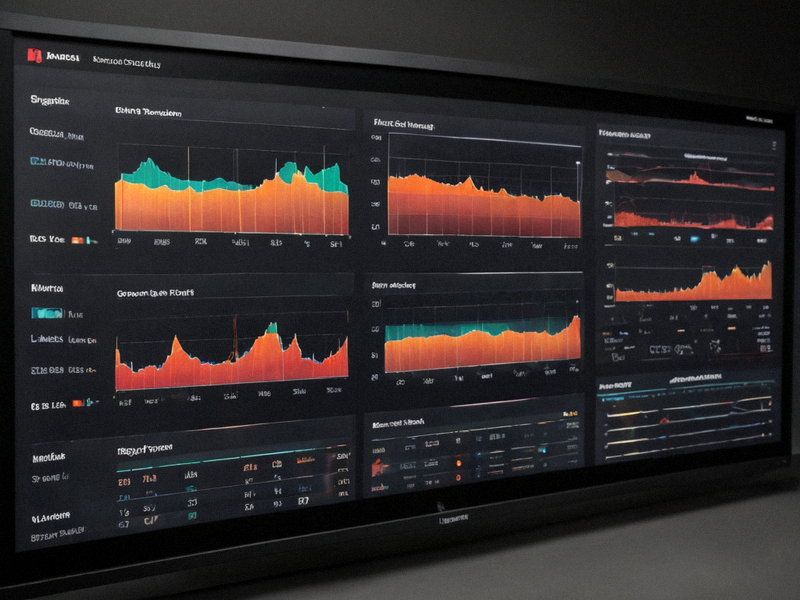 体育比赛数据分析屏幕展示统计图表与趋势曲线